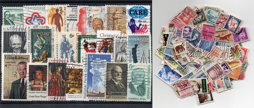 230 selos diferentes selos dos Estados Unidos da América