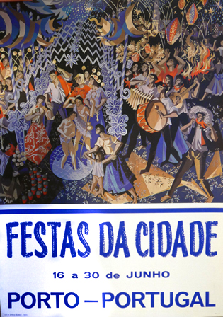 Cartaz Festas da Cidade. Porto - Portugal