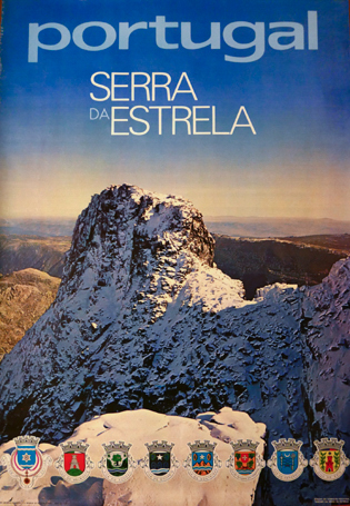 Cartaz Portugal. Serra da Estrela