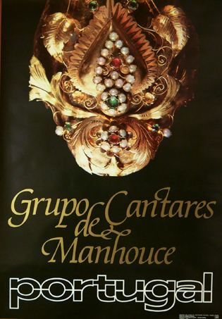 Cartaz Grupo de Cantares de Manhouse. Portugal