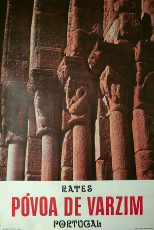 Cartaz Rates. Póvoa de Varzim. Portugal