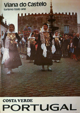 Cartaz Viana do Castelo - turismo todo ano. Costa Verde. Portugal