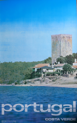 Cartaz Portugal. Costa Verde