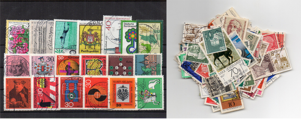 180 selos diferentes da Alemanha