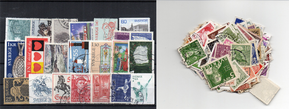 180 selos diferentes da Suécia