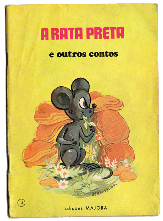 Livro antigo Majora -  A Rata Preta e outros contos