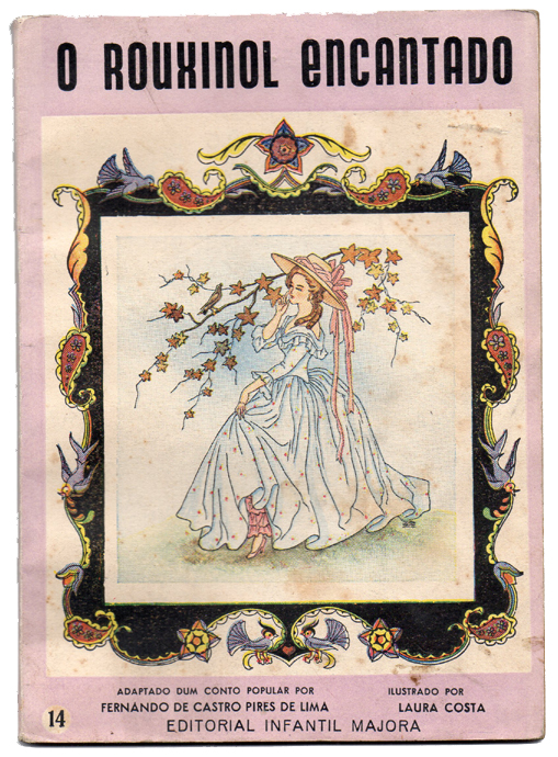 Livro antigo Majora - O rouxinol encantado