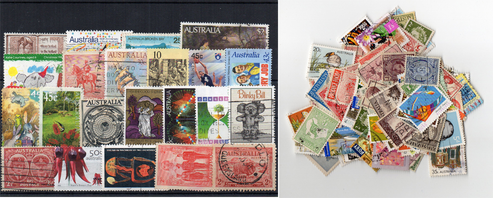 175 selos diferentes da Austrália