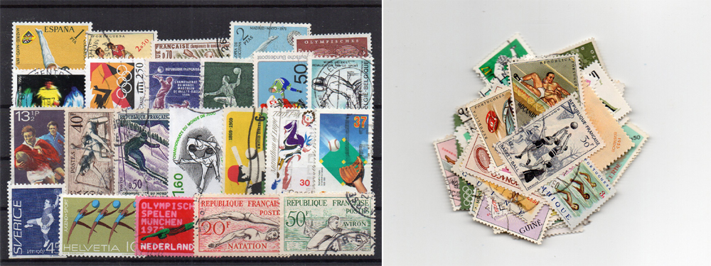 80 selos diferentes de desporto