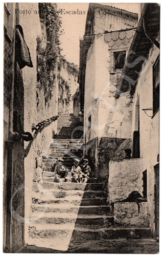 Postal Porto antigo- Escadas do Codeçal