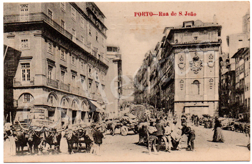 Postal antigo Porto – Rua de S.João