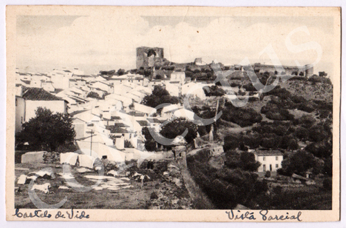 Postal antigo Castelo de Vide. Vista Parcial