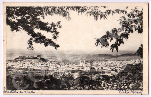 Postal antigo de Castelo de Vide. Vista Geral