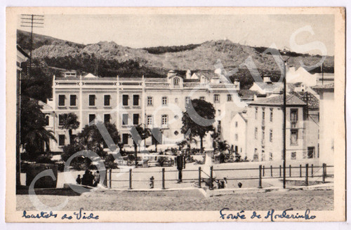 Postal antigo de Castelo de Vide. Fonte de Montorinho