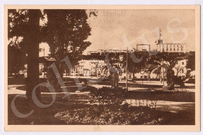 Postal antigo de Estremoz - Jardim Municipal
