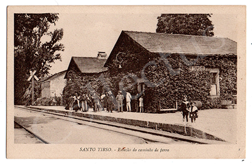 Postal antigo de Santo Tirso