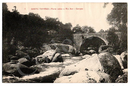 Postal antigo de Santo Tirso