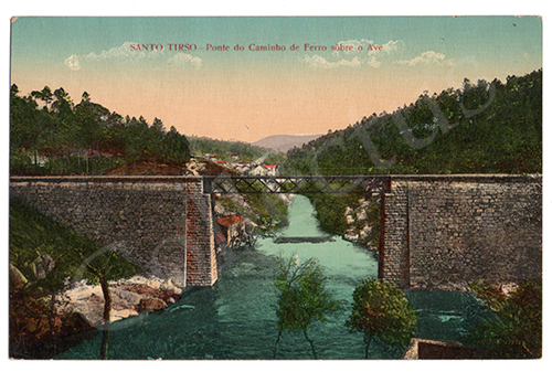Postal antigo de Santo Tirso