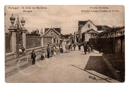 Postal antigo de São João de Madeira