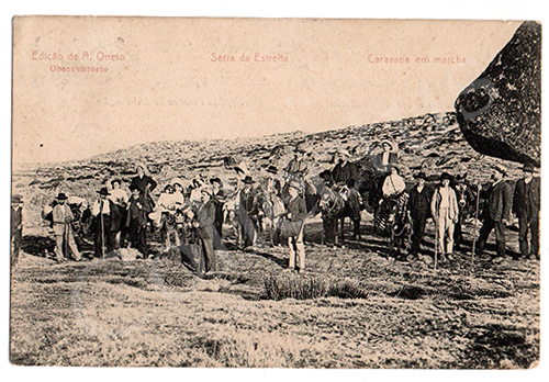 Postal antigo da Serra da Estrela