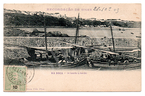 Postal antigo de Sines