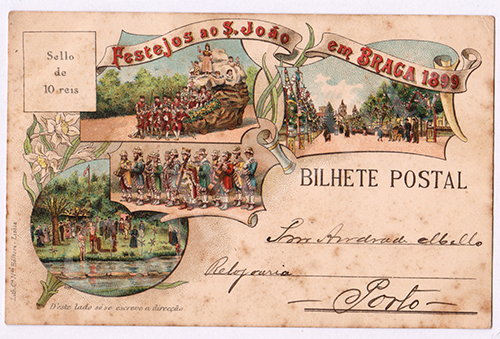 Postal antigo de Braga