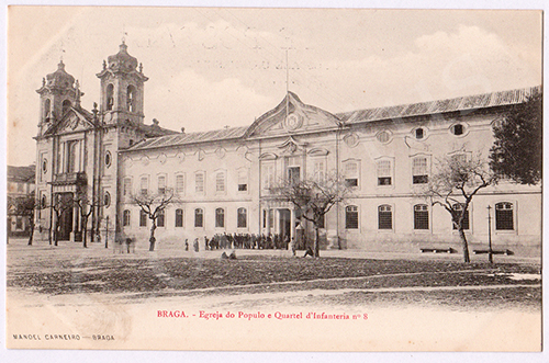 Postal antigo de Braga