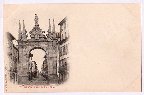 Postal antigo de Braga