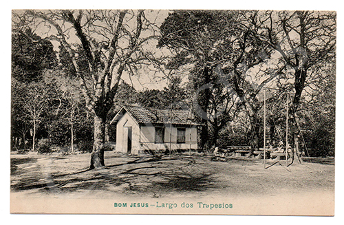 Postal antigo de Braga - Bom Jesus do Monte