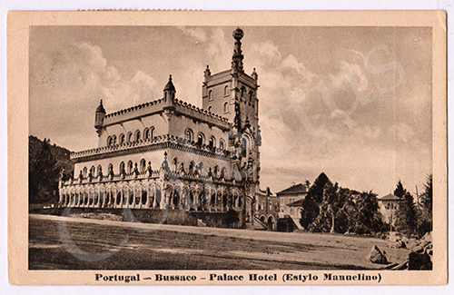 Postal antigo do Bussaco