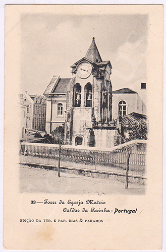 Postal antigo das Caldas da Rainha