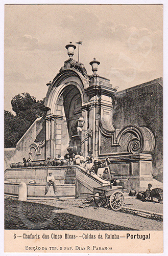 Postal antigo das Caldas da Rainha