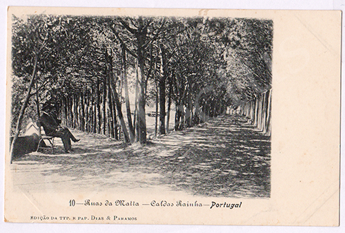 Postal antigo das Caldas da Rainha