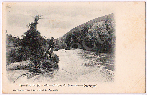 Postal antigo das Caldas da Rainha