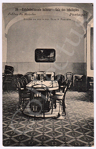 Postal antigo das Caldas da Rainha