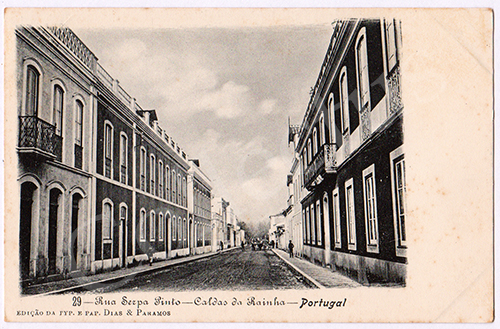 Postal antigo das Caldas da Rainha