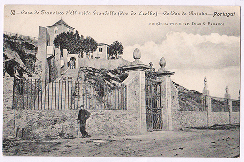 Postal antigo das Caldas da Rainha