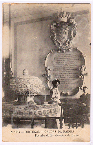 Postal antigo das Caldas da Rainha