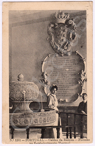 Postal antigo das Caldas da Rainha