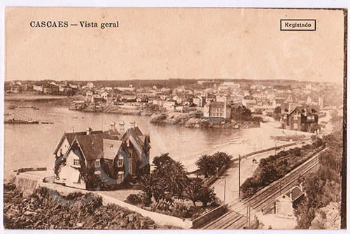 Postal antigo de Cascais