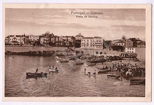 Postal antigo de Cascais