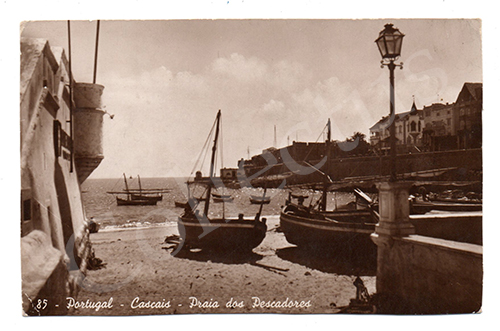 Postal antigo de Cascais