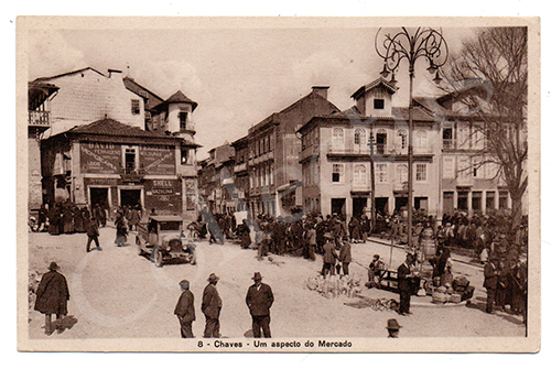 Postal antigo de Chaves