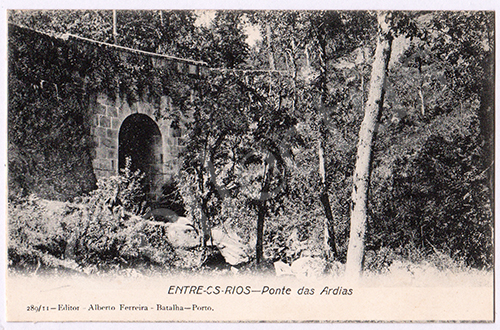 Postal antigo de Entre-os-Rios