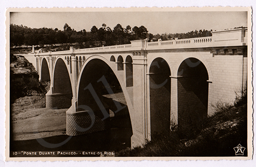 Postal antigo de Entre-os-Rios