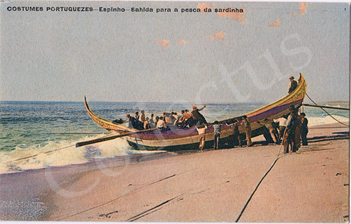 Postal antigo de Espinho
