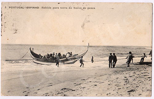 Postal antigo de Espinho