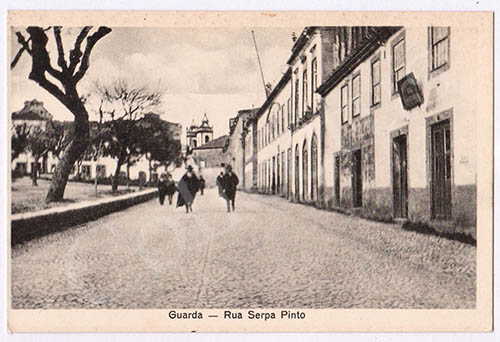 Postal antigo da Guarda