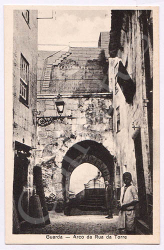 Postal antigo da Guarda