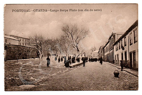 Postal antigo da Guarda
